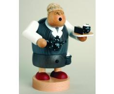 KWO Olbernhau Encens Allemand Fumeur mères Invitation - 17 cm / 7 Pouces - Authentique Allemand Fumeurs Erzgebirge