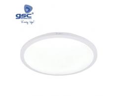 GSC Evolution Plafonnier LED Orbital 54 W 6500 K, blanc, 490 x 490 x 60 mm