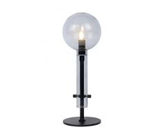 Lucide 03521/01/30 Lampe de table, Verre, 28 W, Noir, Fumé