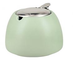 La CafetiÃ¨re Barcelona Collection Sucrier Ã charniÃ¨re en Acier Inoxydable et cÃ©ramique Pistache 450 ML