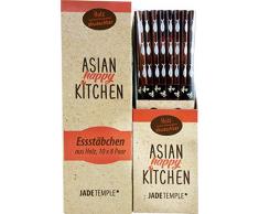 JADE TEMPLE 17019 Baguettes en Bois ImprimÃ© Poisson