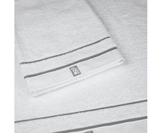 Bailet Drap de Douche - Leman Coton, Blanc, 70 x 140 cm