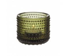 Iittala Photophore, Verre, Vert Mousse, 6,4 cm