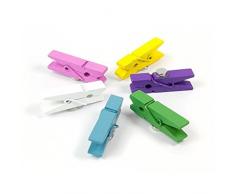 First4magnets TF-TF2920 Assortiment de 6 Pinces de bureau magnÃ©tique pince Ã linge