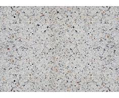 Home Décor Line CR-67263 Terrazzo Sticker mural pour cuisine Gris