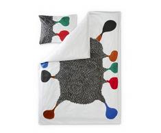 Finlayson dorigine de en Satin avec Housse de Couette et taie doreiller, Coton, Multicolore, 150Â x 210Â cm