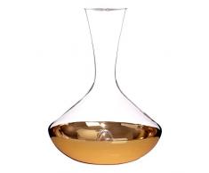 Premier Housewares Horizon Pichet, Verre Clair, DorÃ©, 21Â x 21Â x 28Â cm