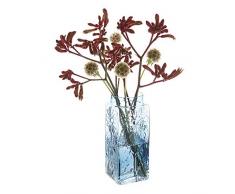 Dartington Crystal Marguerite Grand Vase Bleu 210 mm