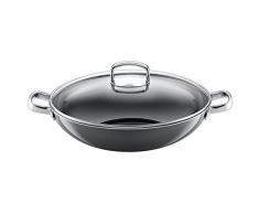 Silit 2137203308 Wok, Acier Inoxydable, Gris, 36 cm