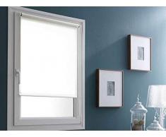 MADECOSTORE Store Enrouleur Occultant Easy Uni Blanc perle - L70 x H190cm - Sans perçage