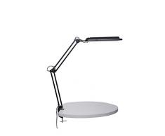 MAUL Luminaire de bureau LED MAULatlantic fixation pince 2000 lux 400 lumen Sigle GS Noir 8203590 33 x 7 x 42 cm