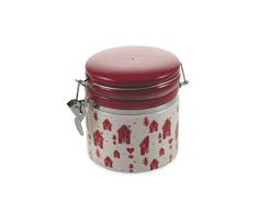 Galileo Casa Norway Bocal hermétique Rond D 9,5 x H 14 cm, Rouge, Non