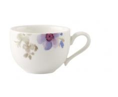 Villeroy & Boch Mariefleur Gris Basic Tasse Ã moka/expresso, 80 ml, Hauteur : 4,5 cm, Porcelaine Premium, Blanc/Multicolore