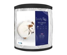 Boston Co 13,5Â Tog Couette et Oreiller de Luxe Indulgent comme Couette en Duvet, King, Blanc