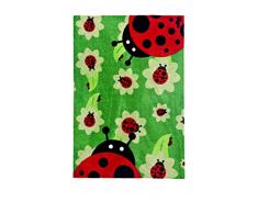 VIGAR Paillasson Ladybug Essential Noir/Rouge/Vert
