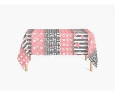 HYO MR15 Nappe pour Table fabriquée en Polyester 180 g imperméable et Ignifuge B1 90 x 90 cm MR2, 100% 180 g, Multicolore, Taille Unique