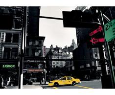 Affiche 50x70 cm Taxi, New York Anne VALVERDE