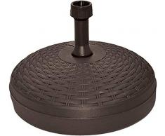 Adriatic S.R.L. Base de parasol 20Â cm, rotin, moka