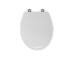 Croydex Eldon urÃ©e Soft Close Quick Release Top Fix antibactÃ©rien Abattant de WC, Blanc