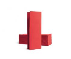 Alvotex Chic Airlaid 50 Serviettes de Table jetables en Tissu 1/8 Rouge 32 x 40 cm