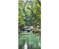 PeelitStickit ID-006Â 60Â Largeur x Hauteurâ¯: 130Â cm Jungle ForÃªt de Haute qualitÃ© Mural en Vinyle Papier Peint Mural