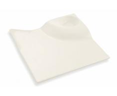 Villa dEste Home Tivoli Chef Lot de 3 Plat carré avec ramequins, Porcelaine Durable, Blanc, 3 unités