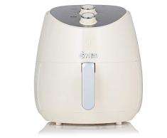 Swan Friteuse Ã air saine Ã faible teneur en matiÃ¨res grasses avec circulation rapide de lair 5 L - manuel 5 Litres crÃ¨me