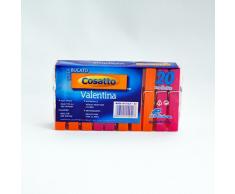 Cosatto 20Â piÃ¨ces PolypropylÃ¨ne Valentina Pinces Ã Linge, 1.2Â x 1.8Â x 8Â cm, Vert/Orange