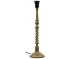 Better & Best 1831093Â âÂ lampe de table avec tube type colonne noue victor avec Base ronde, Couleur bois naturel