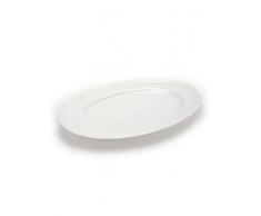 Tognana Assiette Ovale et Plate Overture 32 cm Blanche