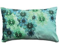 Rosanna Spring CO146FLNO Coussin Fleur Origami Noir 40 x 60 x 15 cm
