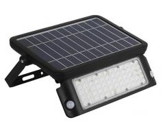 Kobi Projecteur dextérieur 10 W avec panneau solaire intégré MHC, noir