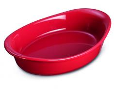 Prestige Create Plat à gratin, en céramique, Rouge, 22 cm