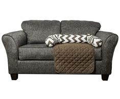 Wags N Whiskers Fubba Chevron Housse rÃ©versible pour lit et Chaise, Chocolat, Chair Cover