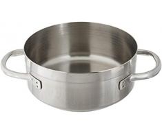 PADERNO 11109-20 Sauteuse avec 2 PoignÃ©es en Acier Inoxydable 20 cm