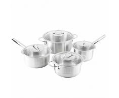Batterie de cuisine 8 pieces en inox tfi modèle intuitive