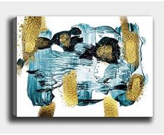 Bonamaison Peinture sur toile, multicolore, 30 x 40 cm - Conçu et fabriqué en Turquie