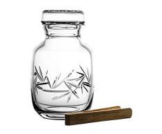 Crystaljulia 8164 Bocal à Confiture en Cristal au Plomb Transparent 24% 11 cm