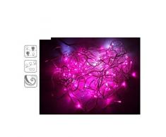 Fomax Guirlande Ã 120 LED Fuchsia 105-12m