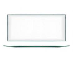 H&H Assiette, Transparent, Verre, Rectangulaire, 39x21 cm, Verre, 1 PiÃ¨ces