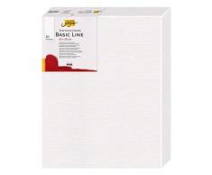 Solo Goya Basic Line Toile extensible avec toile en coton 4 parties Fond de teint Idéal pour les peintures à huile, acryliques et gouache Profondeur de la barre env. 3, 8 cm, env. 40 x 50 cm