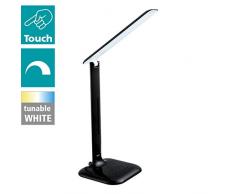 Eglo 93966 Lampe de bureau, métal, intégré, noir
