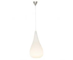 Brilliant Icedrop Lampe suspension 20 cm Fer / Verre blanc 1 x E27 Convient pour ampoules normales jusquÃ max. 30 W