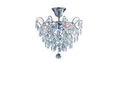 MARKSLOJD 100539 Luminaire, Crystal, E14, 40 W, Chrome, 34 x 0 x 0 cm
