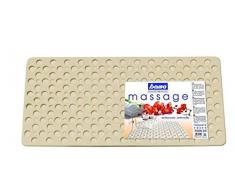 Bama Tapis de Douche antidÃ©rapant rectangulaire en Caoutchouc Bleu 74 x 36 cm