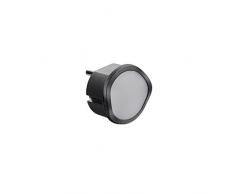 Legrand 448050677 veilleuse crépusculaire à LED, fiche 2 pôles-10 ampères, Plastique, 0.06 W, Noir