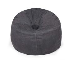 Outbag Donut Pouf, Ardoise, 90 x 90 cm