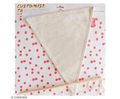 KesiArt Drapeau triangle Ã dÃ©corer, Coton, Beige, Unique
