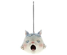 Heartwood Creak 6001602 Chat Maison Oiseau, Plastique, Multicolore, 18 x 14,5 x 20,5 cm