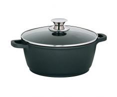 kela 11550 Marmite Kerros 20cm en Fonte daluminium, Cast, Noir, 20 cm